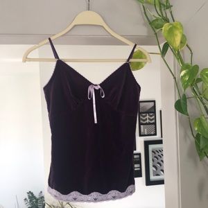 90’s Velvet Purple Tank S
